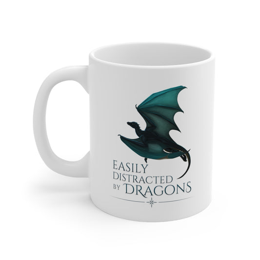 Easily Distracted by Dragons - Ceramic Mug