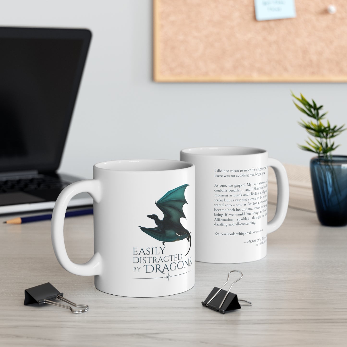 Easily Distracted by Dragons - Ceramic Mug